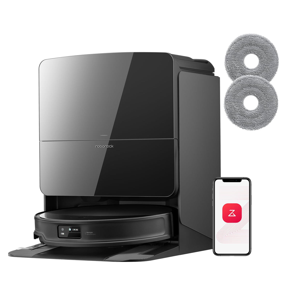 roborock Saros 10R Saugroboter mit Wischfunktion&angebbarem Wischmopp