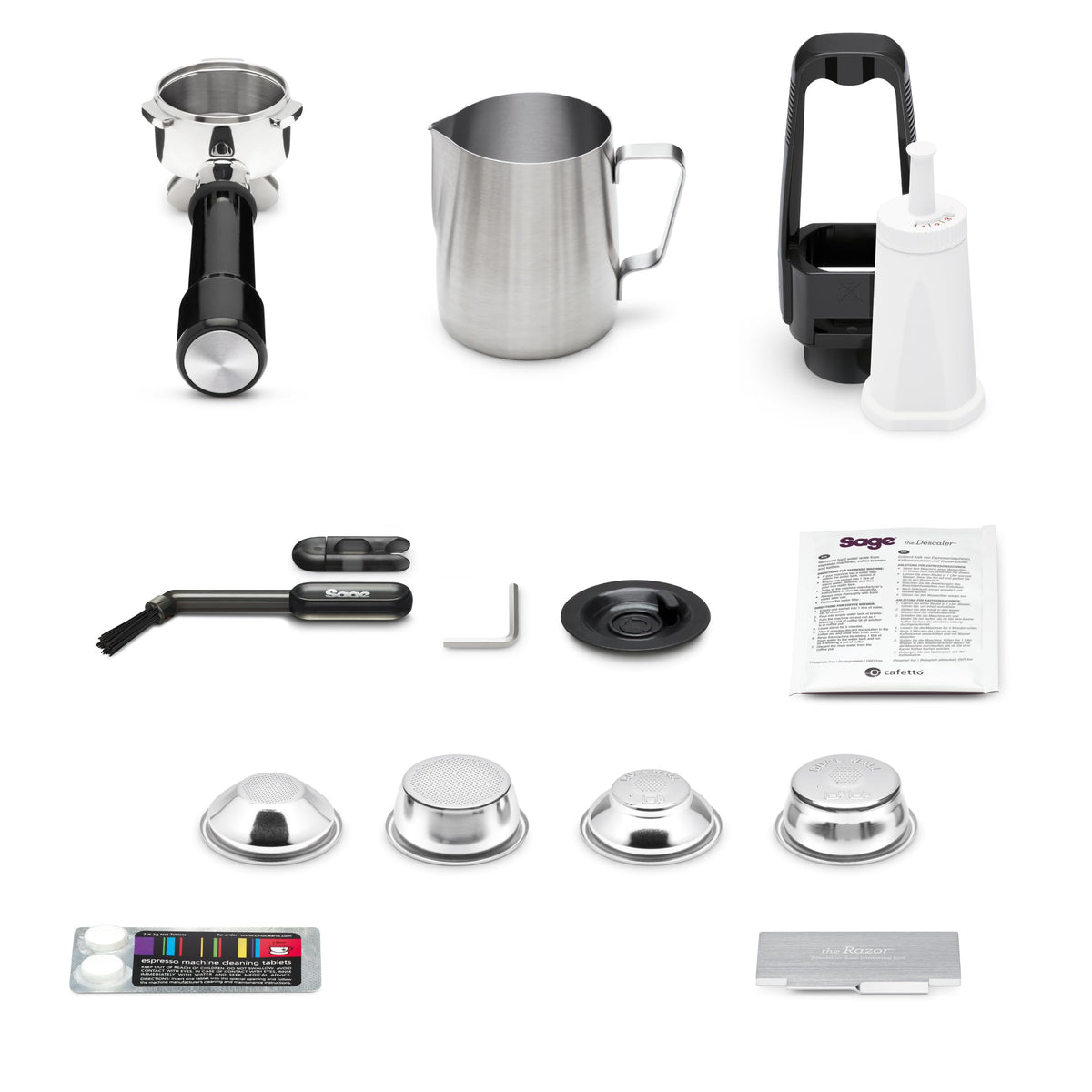 Sage The Barista Express Impress, Schwarzer Edelstahl
