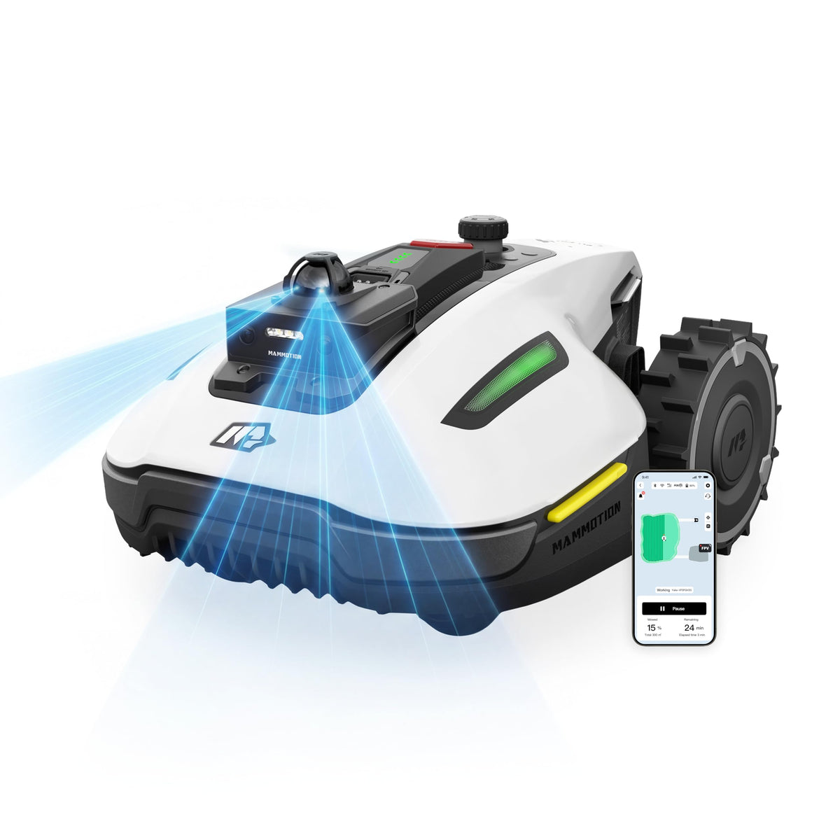 MAMMOTION Yuka Mini 2 800 Lawn Robot without Boundary Cable