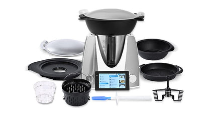 NewKern KE-7001 PRO Küchenmaschine mit Kochfunktion & WLAN – All-in-One Smart Cooking Roboter mit Touchscreen, Integrierte Rezepte, Waage, Dampfgarer, Kneten, Zerkleinern, Anbraten
