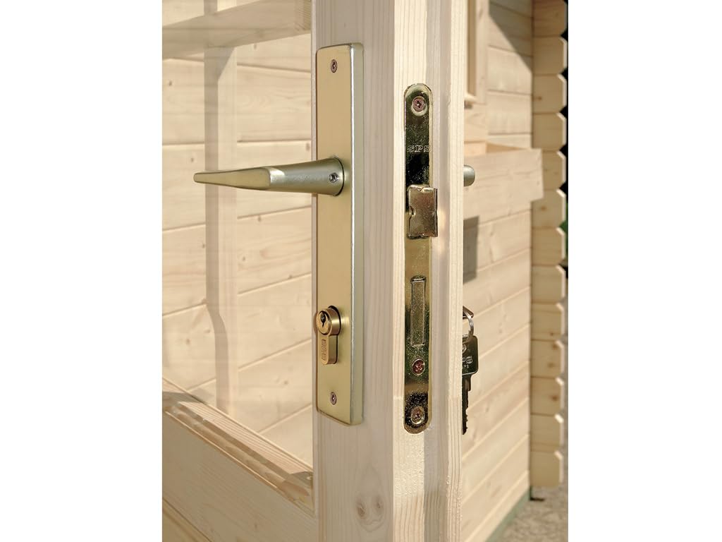 Woodtex Holz Gartenhaus Blockbohlenhaus CA2977