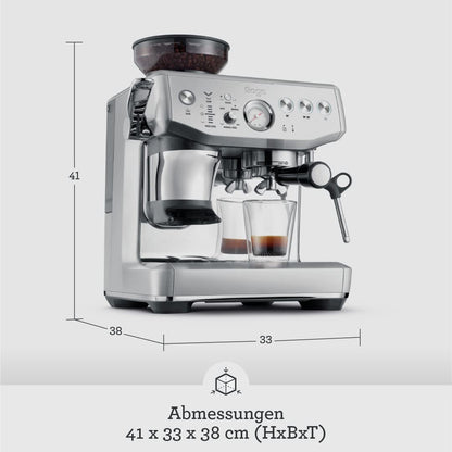 Sage The Barista Express Impress, Kaffeemaschine, Zwetschgenblau