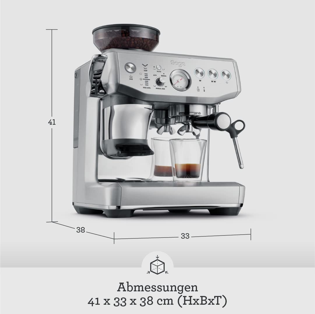 Sage The Barista Express Impress, Schwarzer Edelstahl