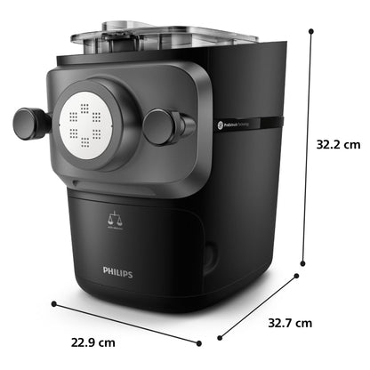 Philips PastaMaker 7000 Serie, Schwarz, 8 Pastasorten