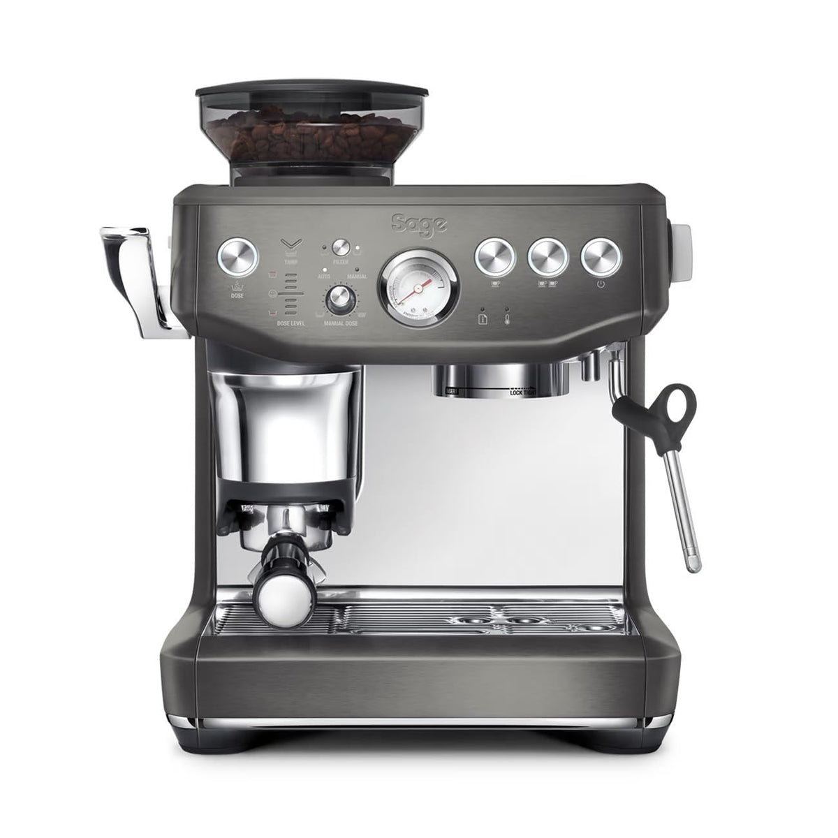 Sage The Barista Express Impress, Schwarzer Edelstahl
