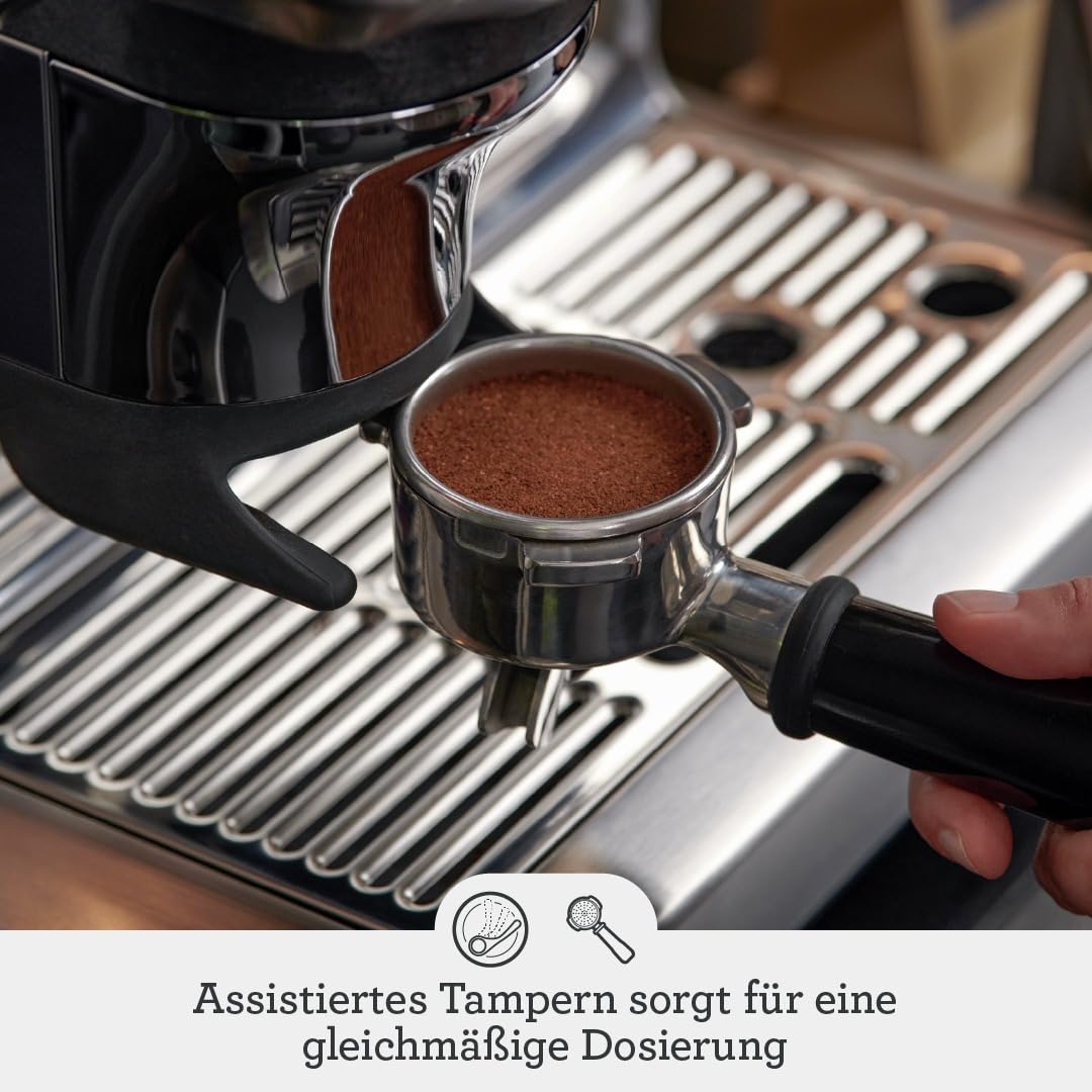 Sage The Barista Express Impress, Schwarzer Edelstahl