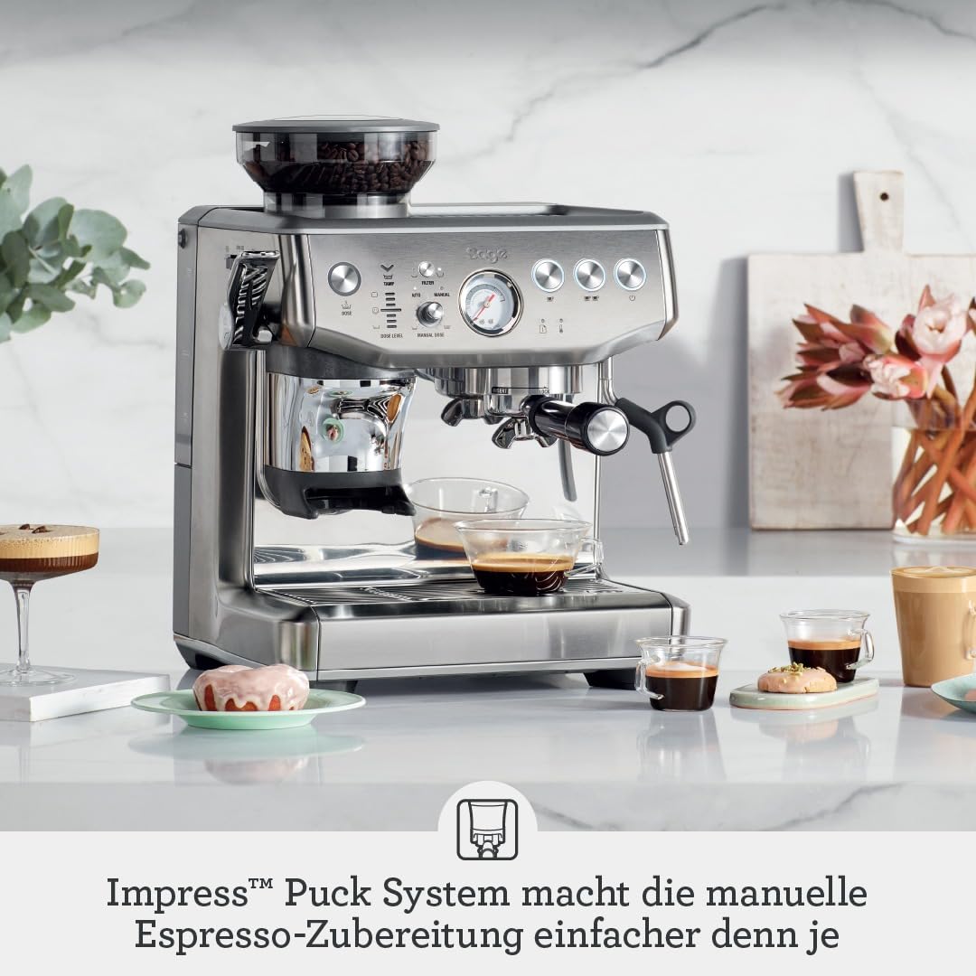 Sage The Barista Express Impress, Schwarzer Edelstahl