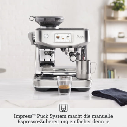 Sage The Barista Touch Impress, Schwarzer Edelstahl