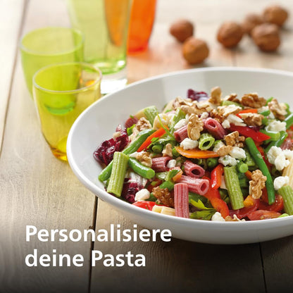 Philips PastaMaker 7000 Serie, Schwarz, 8 Pastasorten