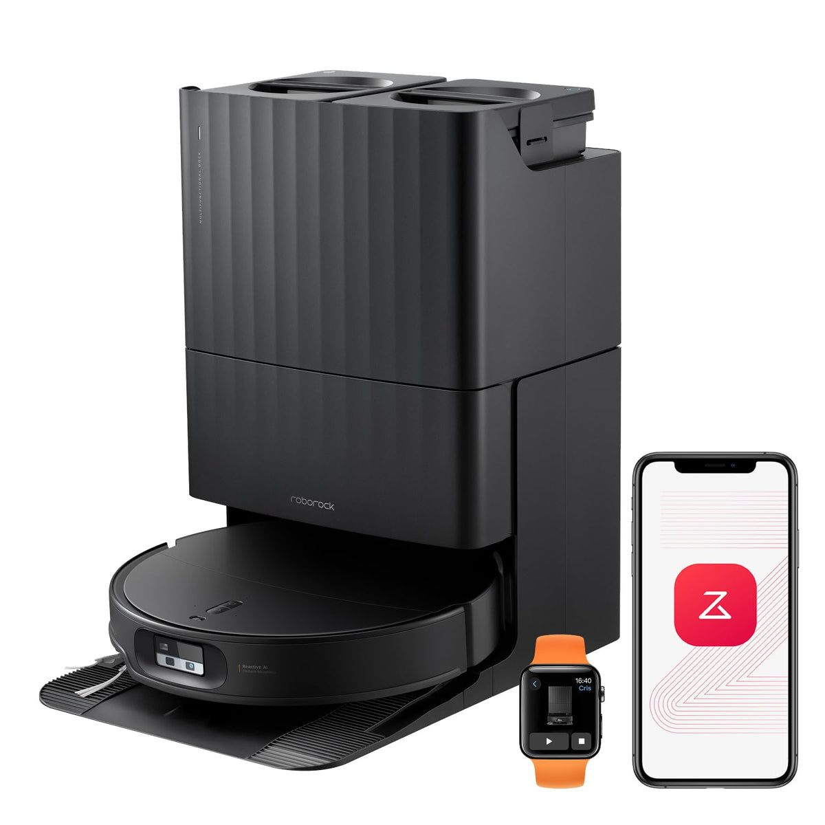 roborock Qrevo Edge 2 Set Robot Vacuum Cleaner with Mop Function and