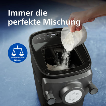 Philips PastaMaker 7000 Serie, Schwarz, 8 Pastasorten