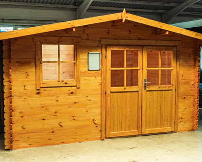 McGaRDEN Gartenhaus Gerätehaus Holzhaus Blockhaus Schuppen 4x3m