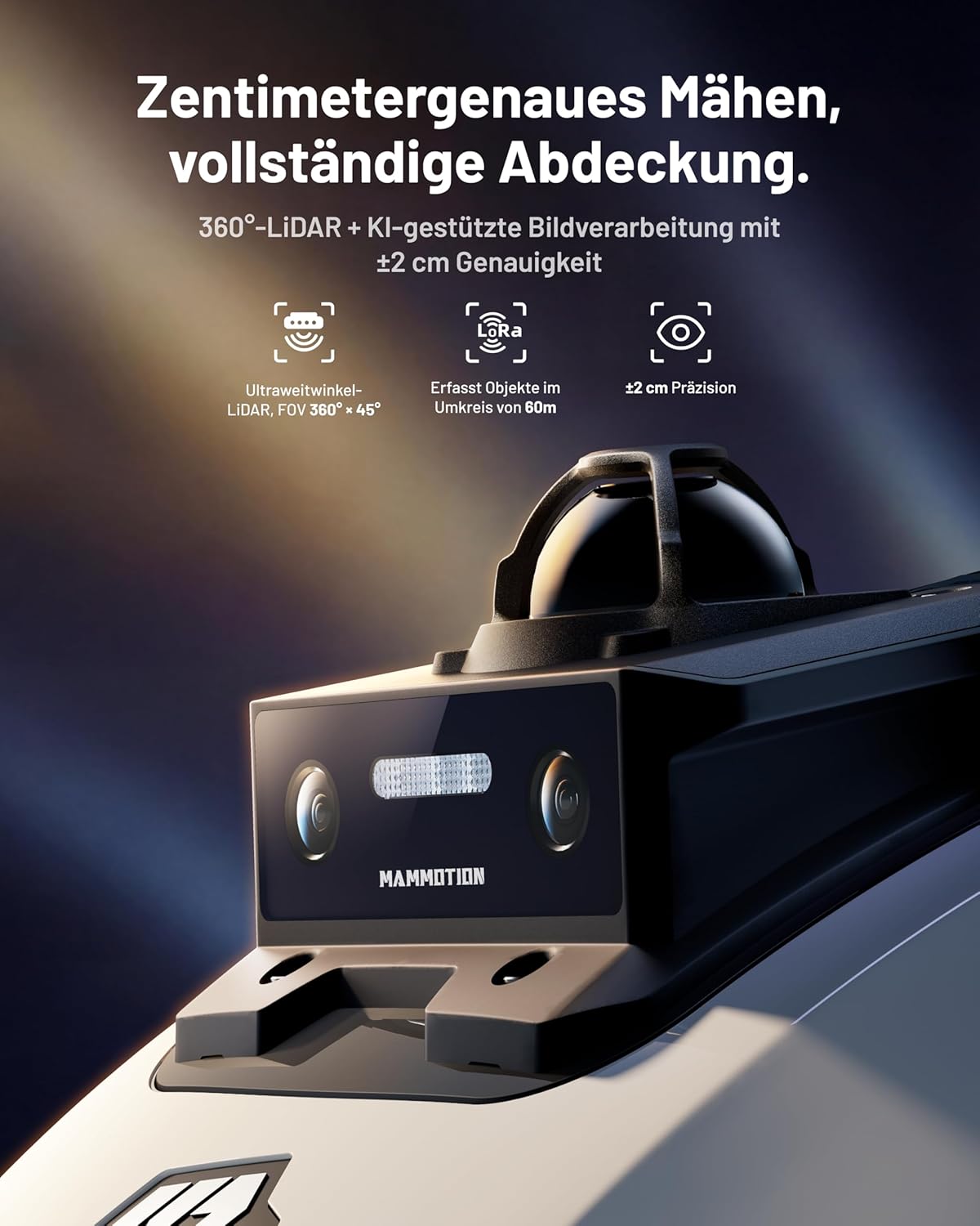 MAMMOTION Yuka Mini 2 800 Lawn Robot without Boundary Cable