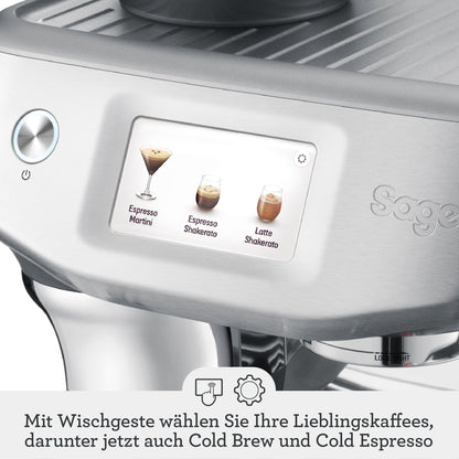 Sage The Barista Touch Impress, Schwarzer Edelstahl