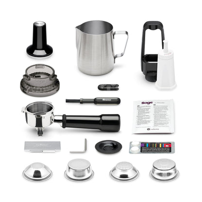 Sage The Barista Express, Kaffeemaschine mit manuellem, Schwarzer Sesam