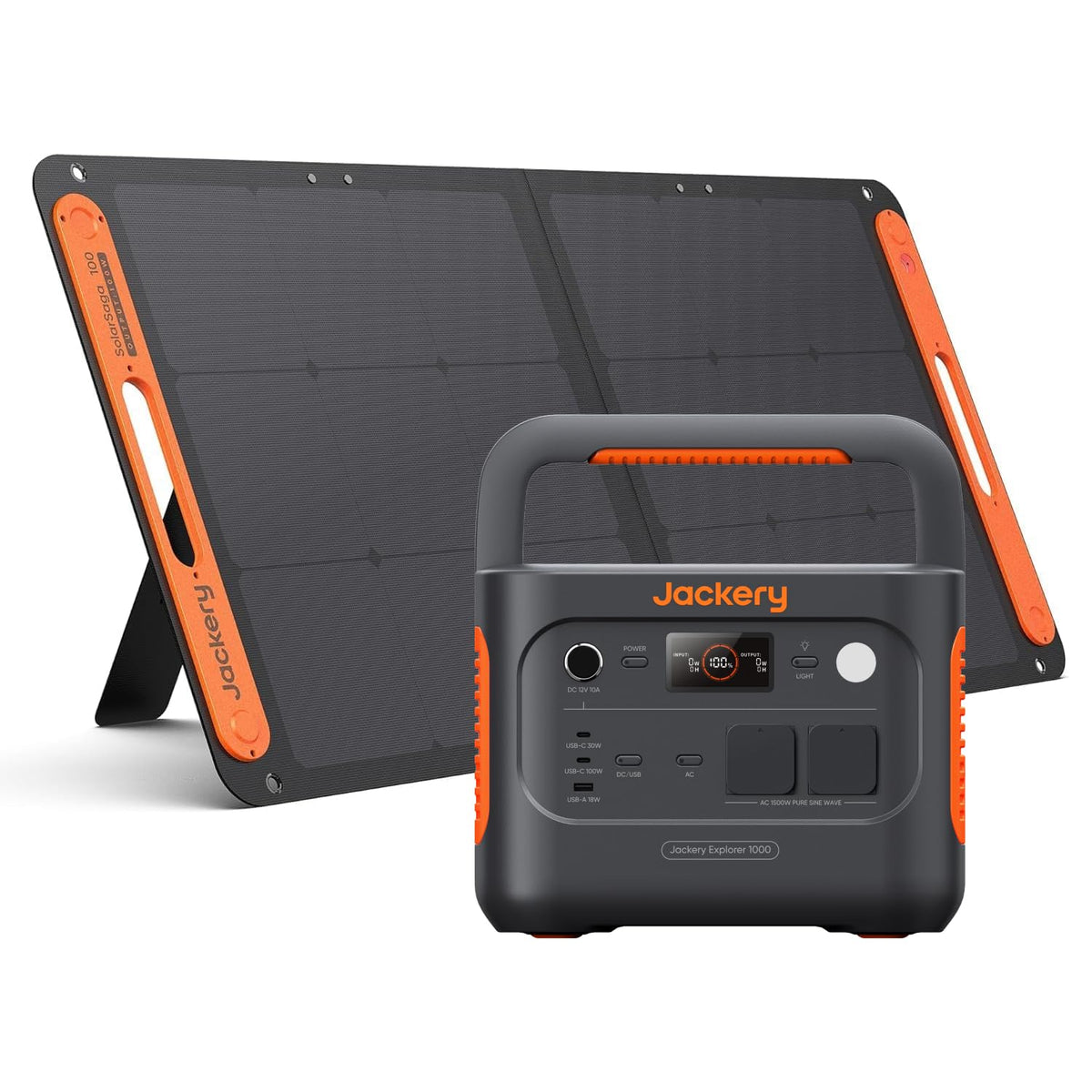 Jackery Explorer 1000 v2 Powerstation mit 100W Solarpanel