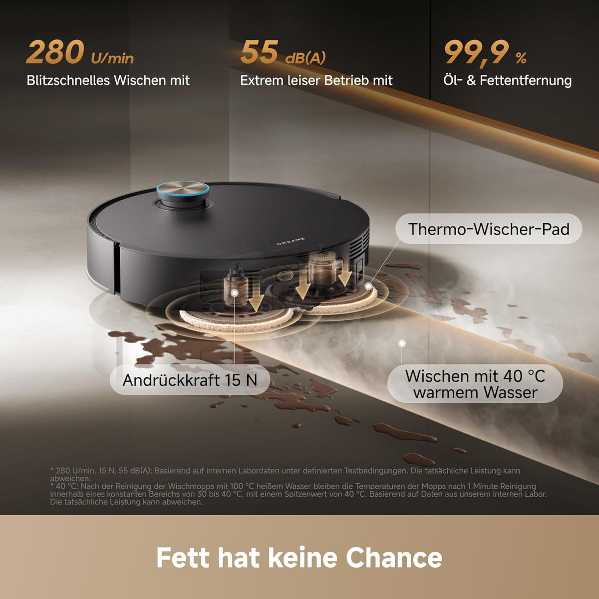 DREAME X60 Pro Ultra Complete, Robot Vacuum and Mop, Dual UltraExtend Arm, Dual AI Cameras, 10cm Obstacle Crossing, 42 000 Pa, Auto-Empty, 100°C Mop Self-Cleaning, and 100% Detangling
