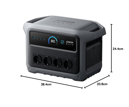 Anker SOLIX C1000 Gen 2 Tragbare Powerstation, 2000W Solargenerator