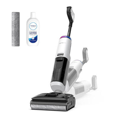 Tineco Floor ONE S7 Stretch Turbo Akku-Nass-Trockensauger, 65 Minuten Laufzeit, 85°C Schnell-Trocknung mit Selbstreinigung, ReverseScrub für hartnäckige Flecken