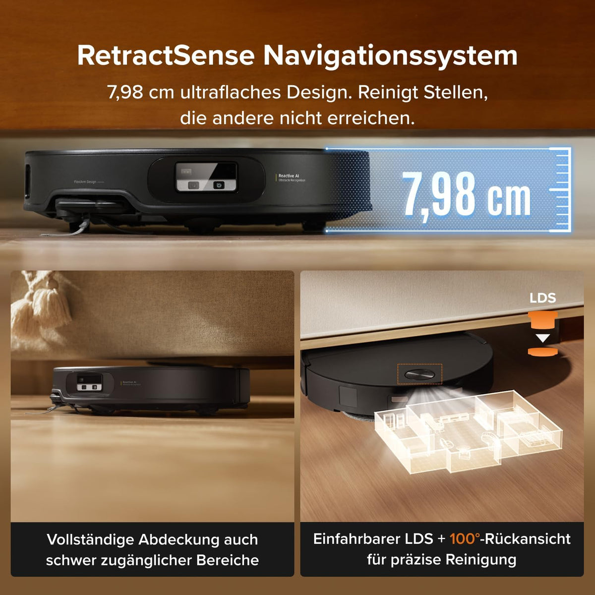 roborock Qrevo Edge 2 Set Robot Vacuum Cleaner with Mop Function and