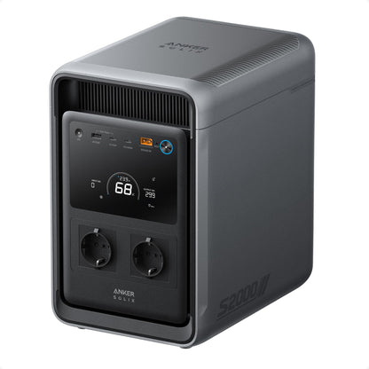 Anker SOLIX S2000 Tragbare Powerstation, 2000Wh, 1500W Hausstromversorgung