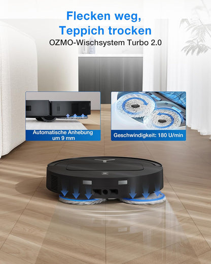 ECOVACS Deebot T50 Omni Gen3 Robot Vacuum Cleaner, 25,000 Pa