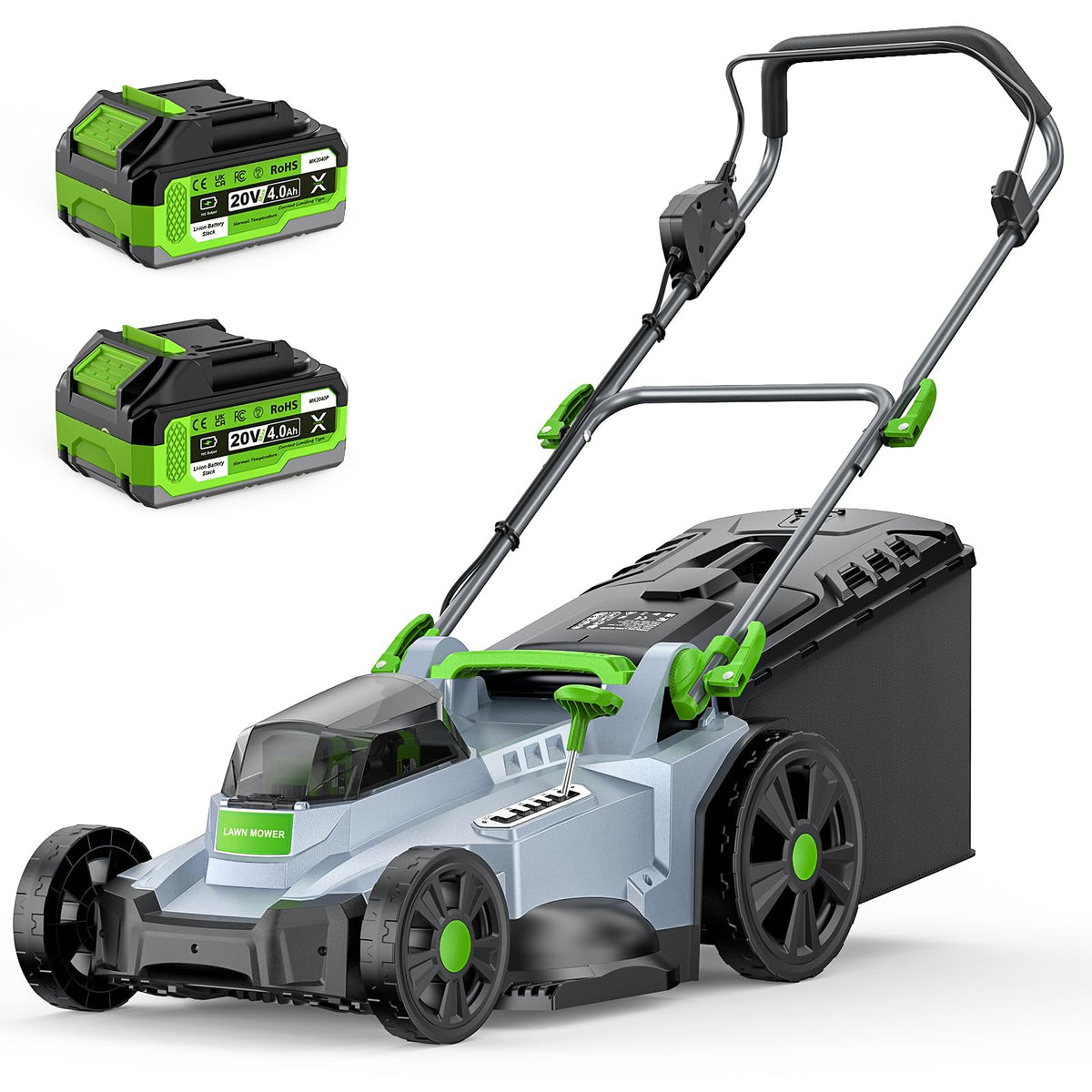 ETOOLAB Akku-Rasenmäher 40V, 42cm, Brushless, bis 400-600 m², Für Garten