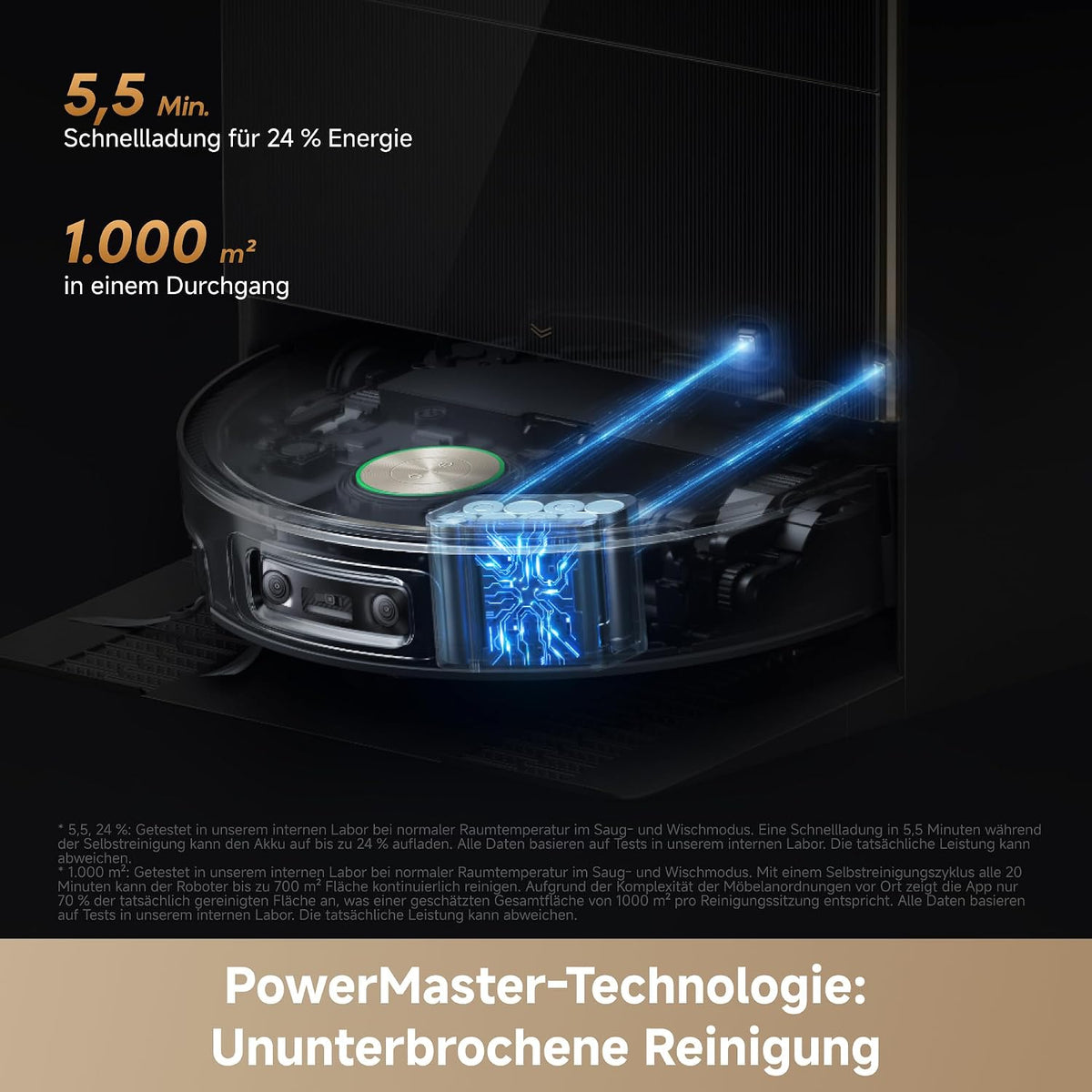 DREAME X60 Pro Ultra Complete, Robot Vacuum and Mop, Dual UltraExtend Arm, Dual AI Cameras, 10cm Obstacle Crossing, 42 000 Pa, Auto-Empty, 100°C Mop Self-Cleaning, and 100% Detangling