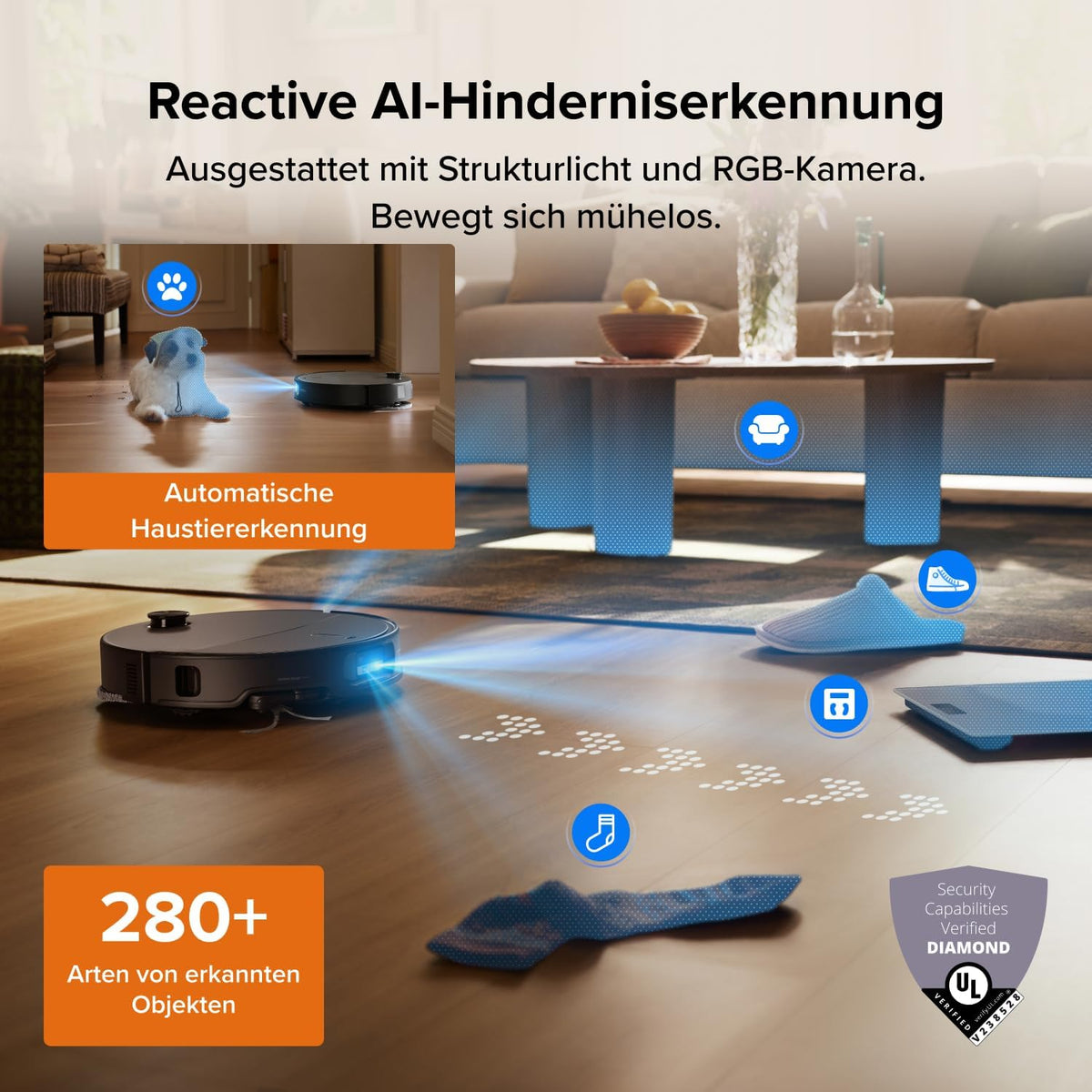 roborock Qrevo Edge 2 Set Robot Vacuum Cleaner with Mop Function and