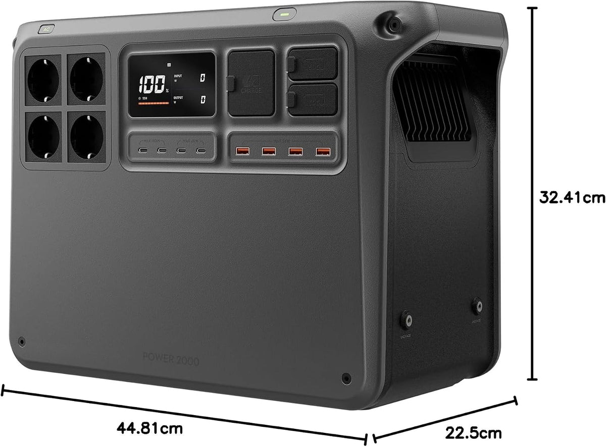 DJI Power 2000 Portable Power Station 2048Wh LFP Battery