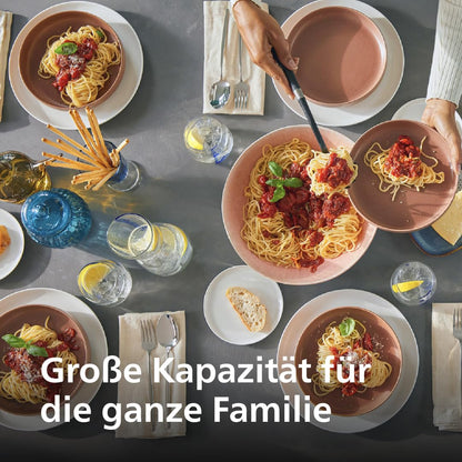 Philips PastaMaker 7000 Serie, Schwarz, 8 Pastasorten