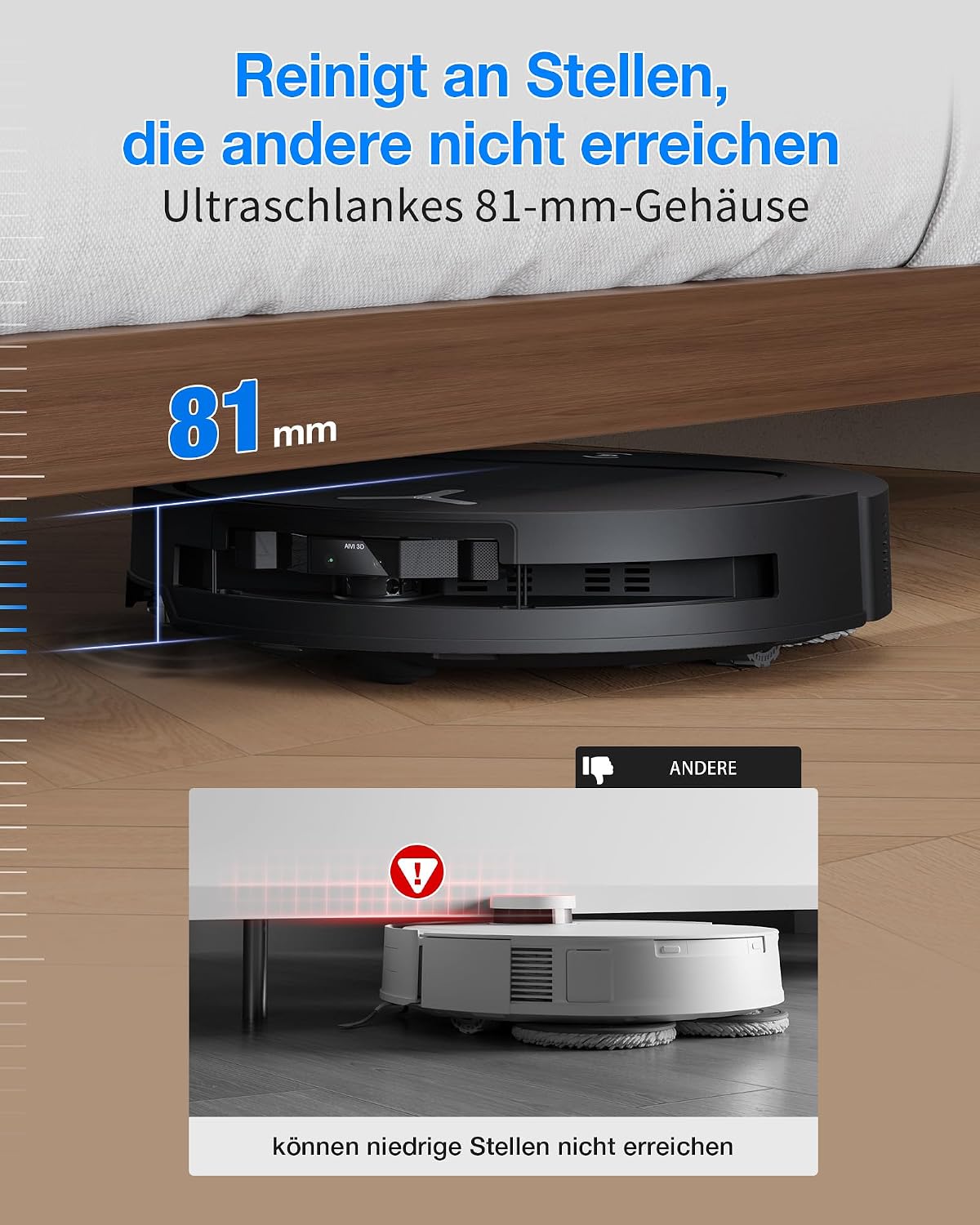 ECOVACS Deebot T50 Omni Gen3 Robot Vacuum Cleaner, 25,000 Pa