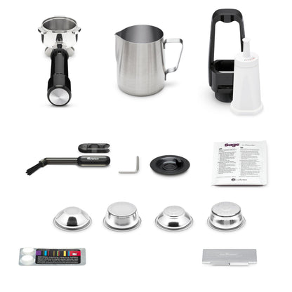Sage The Barista Express Impress, Schwarzer Edelstahl
