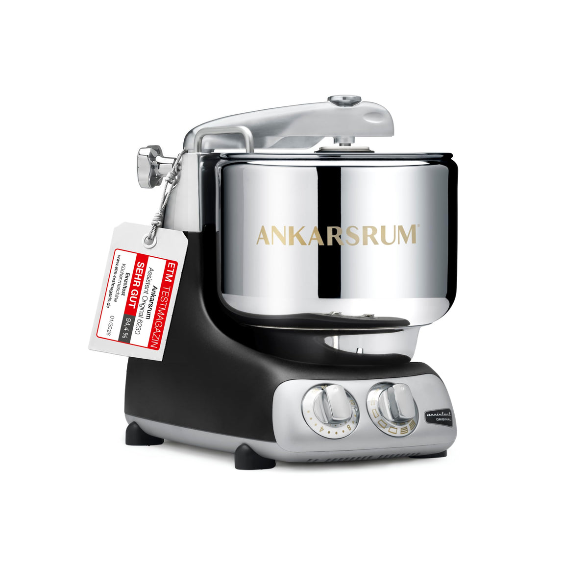 Ankarsrum Assistent Original 6230 Küchenmaschine, Black