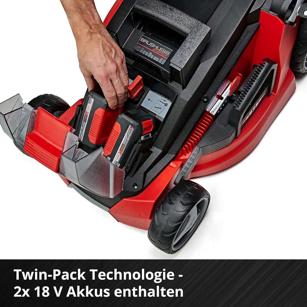 Einhell Akku-Rasenmäher GE-cm 43 Li M Kit