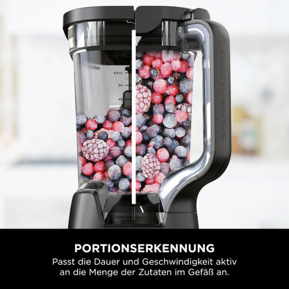 Ninja 3-in-1 Detect Power Blender Processor Pro, 1200 W, Schwarz