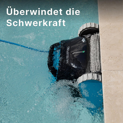 Dolphin Nautilus CC Pro Poolsaugroboter Boden, Wasserlinie und Wandreinigung, Kontrolle mit app, für Einbaupools bis zu 15 m, Starke Saugkraft, Wochenplaner