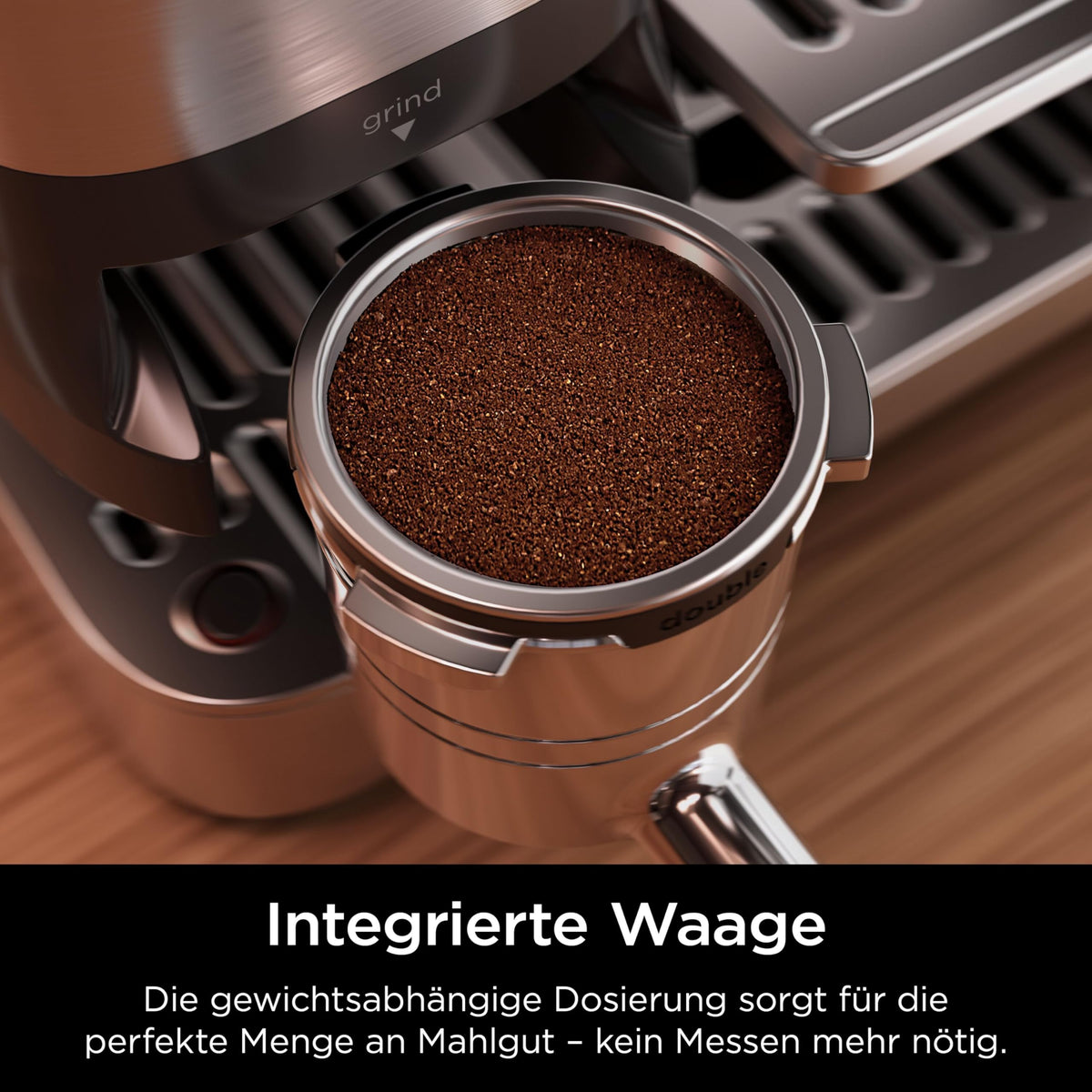 Ninja Luxe Pro 3-in-1-Kaffeemaschine mit Mahlwerk & Aufschäumer, Silber