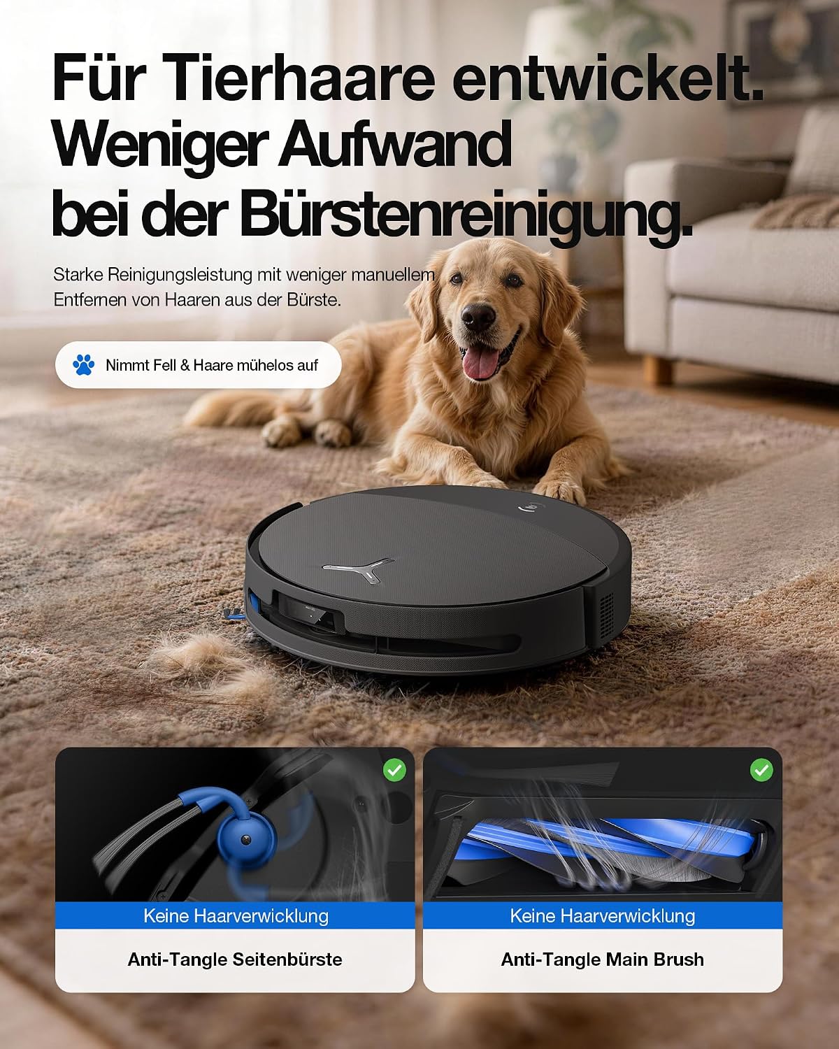 ECOVACS T90 PRO Omni Saugroboter mit Wischfunktion 30.000 Pa, PowerBoost