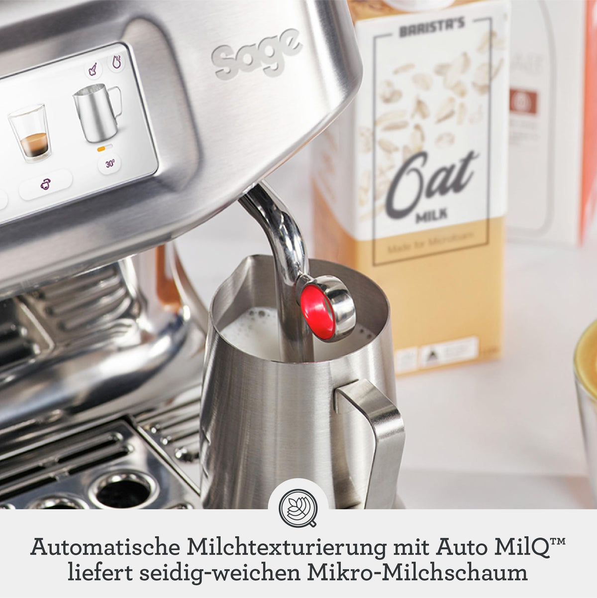 Sage The Barista Touch Impress, Schwarzer Edelstahl