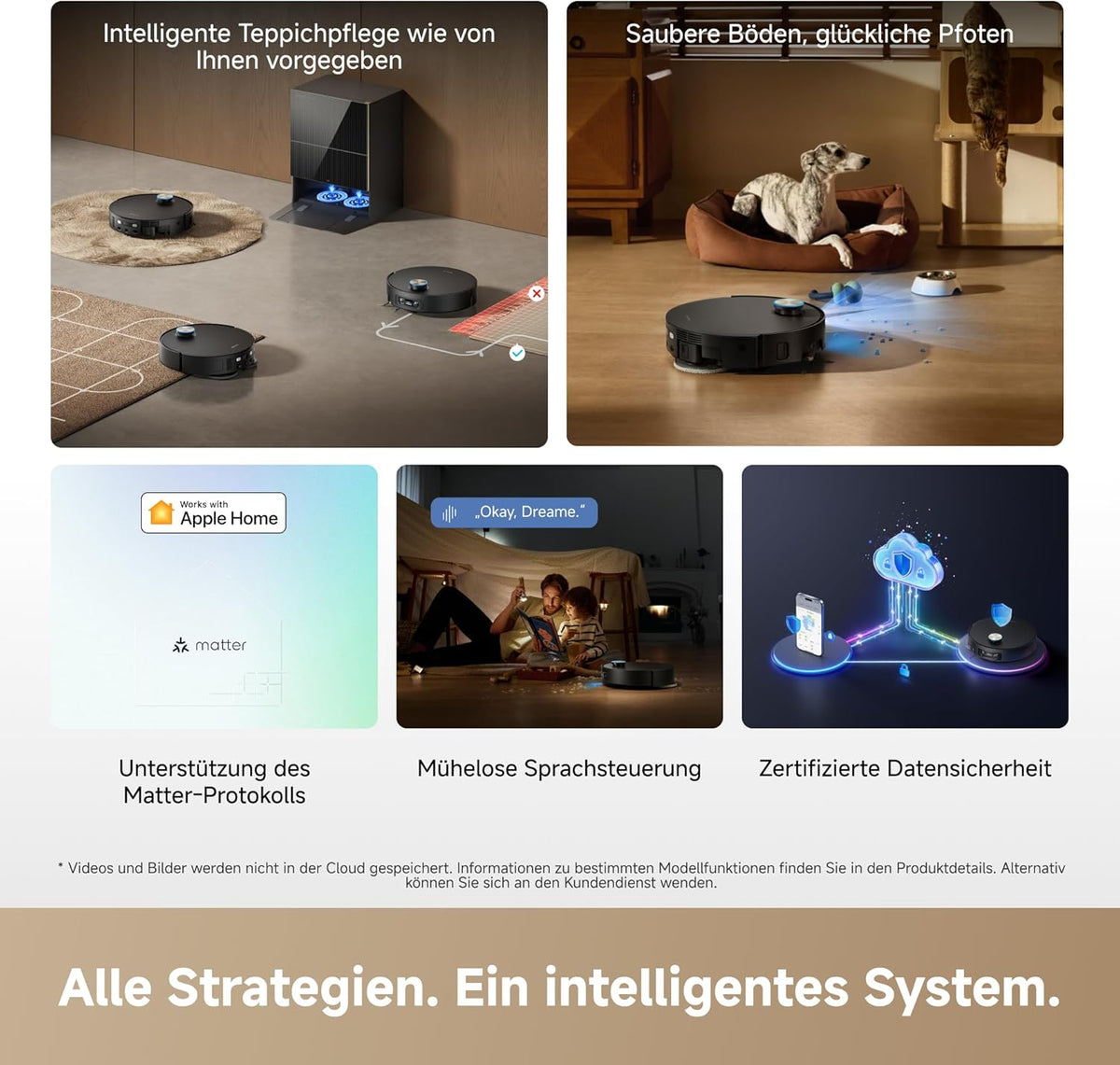 DREAME X60 Pro Ultra Complete, Robot Vacuum and Mop, Dual UltraExtend Arm, Dual AI Cameras, 10cm Obstacle Crossing, 42 000 Pa, Auto-Empty, 100°C Mop Self-Cleaning, and 100% Detangling