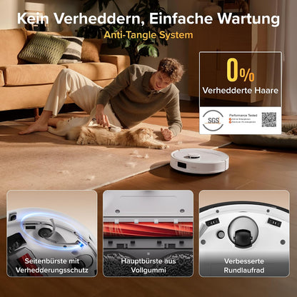 roborock Qrevo S Pro Robot Vacuum Cleaner with Mop Function, 18,500 Pa