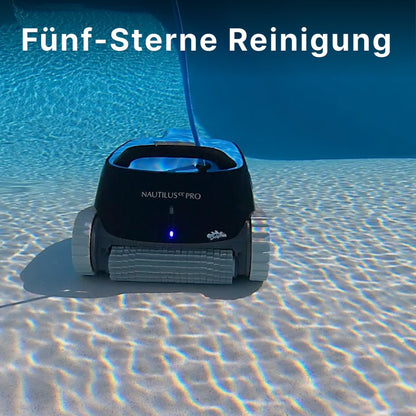 Dolphin Nautilus CC Pro Poolsaugroboter Boden, Wasserlinie und Wandreinigung, Kontrolle mit app, für Einbaupools bis zu 15 m, Starke Saugkraft, Wochenplaner