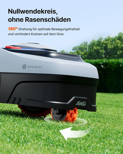 Segway Navimow i205 AWD Mähroboter mit Garage S, für 500 m², NRTK+Vision