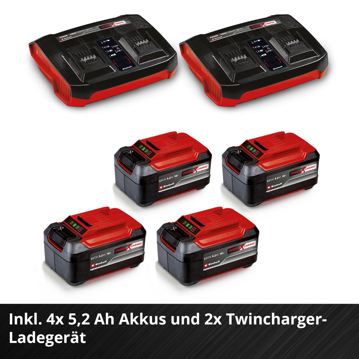 Einhell Akku-Rasenmäher GP-cm 36/52 S Li BL Kit