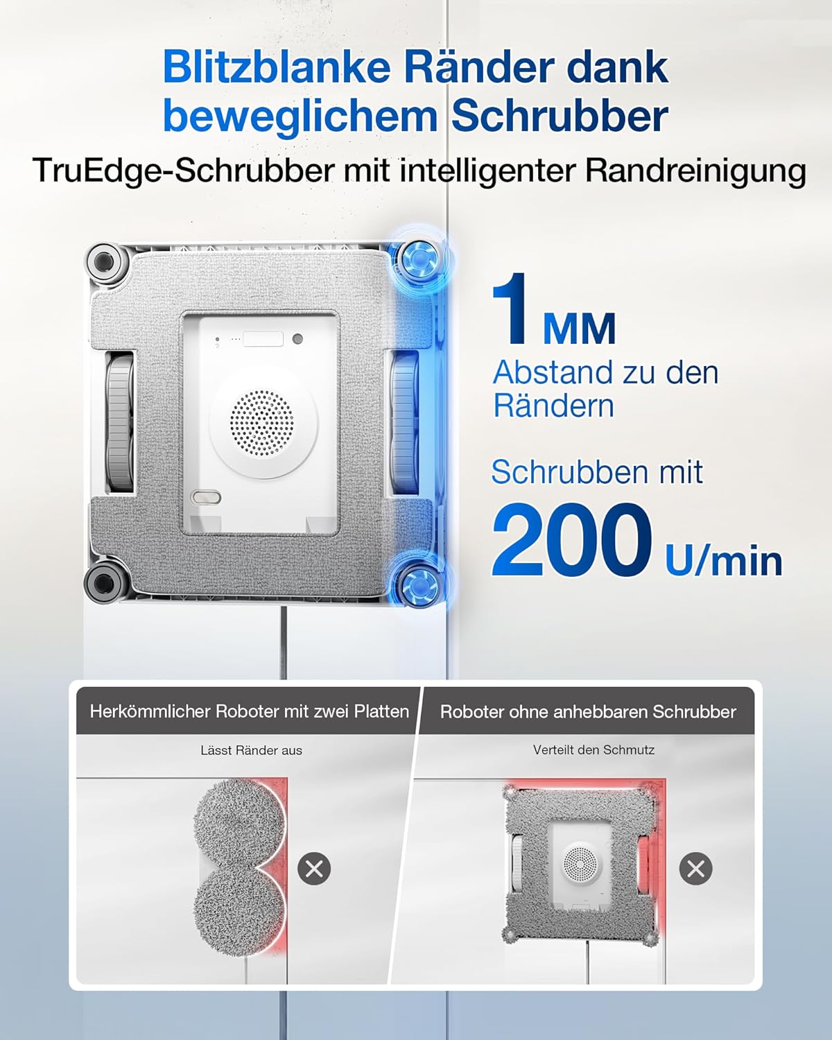 ECOVACS Winbot W2S Omni Window Cleaning Robot with Multifunctional Station