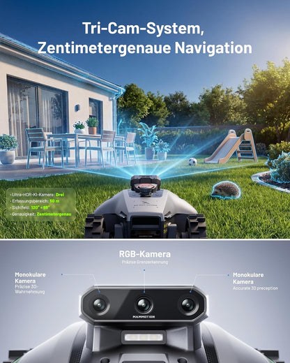 MAMMOTION YUKA mini 2 500 Mähroboter ohne Begrenzungskabel