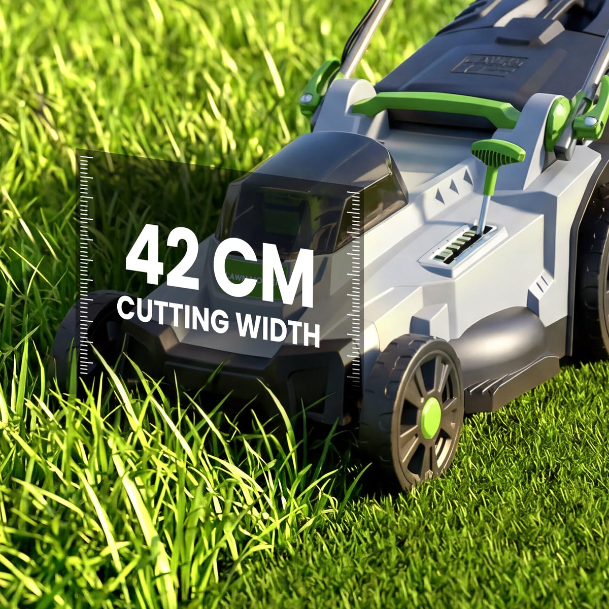 ETOOLAB Akku-Rasenmäher 40V, 42cm, Brushless, bis 400-600 m², Für Garten
