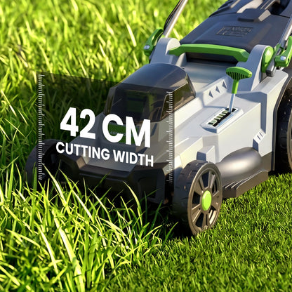 ETOOLAB Akku-Rasenmäher 40V, 42cm, Brushless, bis 400-600 m², Für Garten