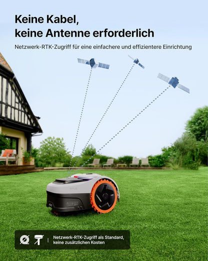 Segway Navimow i205 AWD Mähroboter mit Garage S, für 500 m², NRTK+Vision